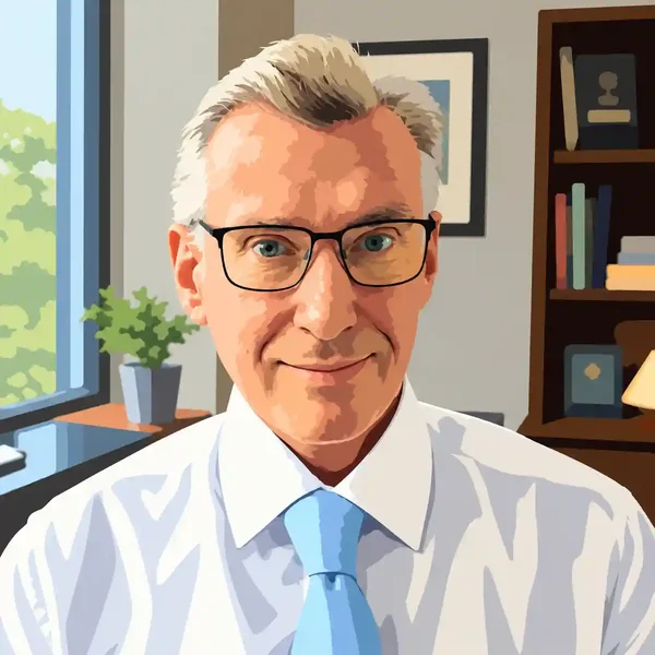 Portrait of Stuart, author of Optical Wonderful